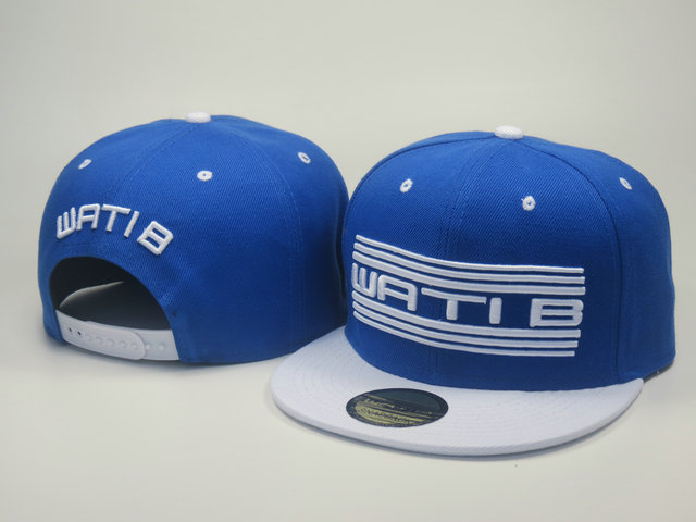WATIB Blue Snapback Hat LS 0613